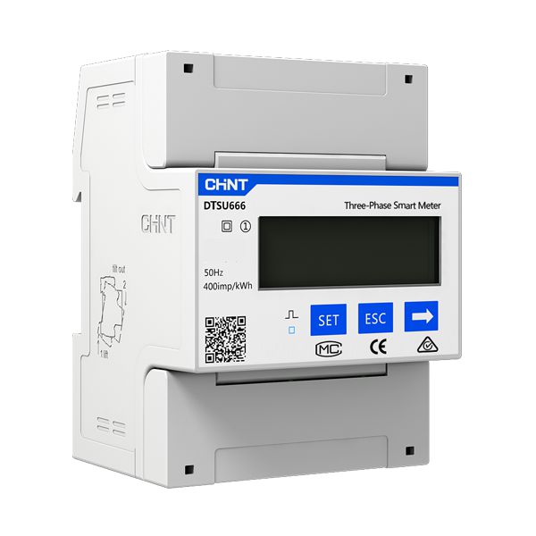 Đồng hồ đo điện 3 Pha Chint DTSU666 5(80)A trực tiếp
