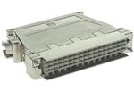Đầu nối DIN 41612 DIN Shell Housing D20 metal, with coding, with HF-sealing spring and shielding plate (with milled flange)