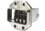 Đầu nối nguồn công suất lớn Han PushPull Power L Mtl Pnl Fd Thru set