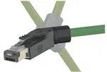 Đầu nối dạng mô-đun / Đầu nối Ethernet RJI RJ45 PN plg Cat5 4p IDC angled