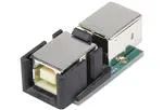 Đầu nối USB HARTING PushPull V4 Adapter for Bulkhead Housing - USB 2.0 Type B (to straight USB jack)
