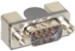 Đầu nối tiêu chuẩn D-Sub DSUB ML SMT ANG 9P pin 4-40 SL