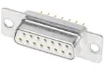 Đầu nối tiêu chuẩn D-Sub 9P FEMALE STRAIGHT 3900 pf/ THRU HOLE