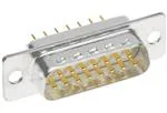 Đầu nối tiêu chuẩn D-Sub 25P MALE STRAIGHT 47 pf THRU HOLE