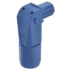 Đầu nối nguồn công suất lớn Han S 120 Hood angled blue 10-25mm