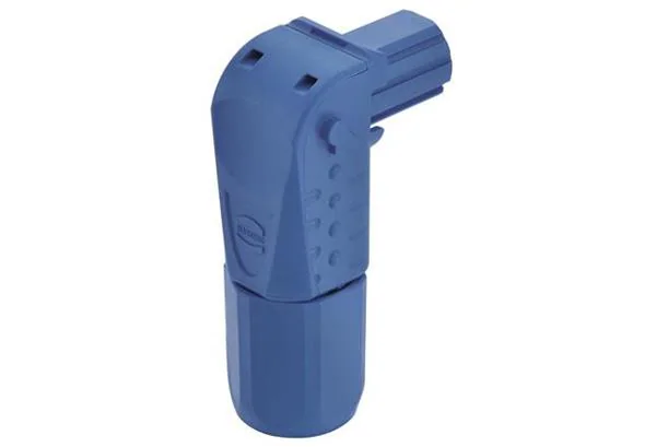 Đầu nối nguồn công suất lớn Han S 120 Hood angled blue 10-25mm