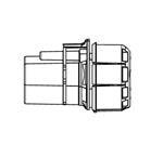 Đầu nối nguồn công suất lớn AEF HV Hybrid Connector, Female Insert 480VAC