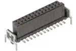 Đầu nối bo mạch tới bo mạch & đầu nối phụ har-flex straight female 6.25mm, 40pin, PL1, with through hole hold downs