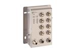 Bộ chuyển mạch Ethernet không quản lý Ha-VIS eCon 4100-BB-H - unmanaged switch with 8 M12 D-code ports + 2 M12 X-code ports, without bypass (110V DC input)