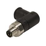 Đầu nối hệ mét tiết diện tròn M8-SCREW-4P-M-ANG