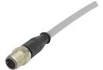 Cáp Ethernet / Cáp mạng M12A 12PIN 12POLE MALE STRT 0.5M PVC