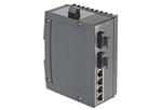 Bộ chuyển mạch Ethernet không quản lý Ha-VIS eCon 3042BT-AD-PP - unmanaged switch with 4 RJ45 (4PoE), 2 SC Duplex MM Fiber, (extended temp. range), with 24/54 V DC Voltage Transformer