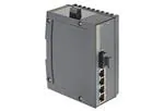 Bộ chuyển mạch Ethernet không quản lý Ha-VIS eCon 3041GBT-AD-PP - unmanaged switch with 4 Gigabit RJ45 (4PoE), 1 SC Duplex MM Fiber, (extended temp. range), with 24/54 V DC Voltage Transformer