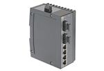 Bộ chuyển mạch Ethernet không quản lý Ha-VIS eCon 3042GBT-AF-PP - unmanaged switch with 4 Gigabit RJ45 (4PoE), 2 SC Duplex SM Fiber, (extended temp. range), with 24/54 V DC Voltage Transformer