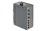 Bộ chuyển mạch Ethernet không quản lý Ha-VIS eCon 3043GBT-AC-P - unmanaged switch with 4 Gigabit RJ45 (4PoE), 3 SFP Fiber, (extended temp. range), with 24/54 V DC Voltage Transformer