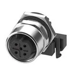 Đầu nối hệ mét tiết diện tròn SACC-DSIV-M12FSB-5CON-L90 ST X