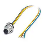 Đầu nối hệ mét tiết diện tròn SACC-DSI-M12MSD- 4CON-M16/0,5