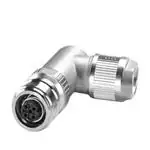 Đầu nối hệ mét tiết diện tròn SACC-P12FRD-4PL-CM SH PN