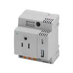 Mô-đun cắm nguồn AC EO-AB/PT/LED/15-USB-A/C
