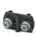 Đầu nối hệ mét tiết diện tròn IPD Y 5P2,5 BK