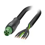 Dây cáp cảm biến / Cáp bộ kích SAC-6P-S15MS/ 3,0-PUR PE