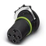 Đầu nối hệ mét tiết diện tròn SACC-CI-M12FSB -5CON-L180-THR
