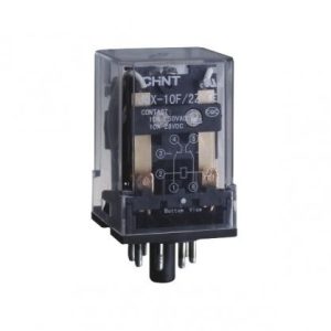 Relay trung gian Chint JQX-10F/2Z-24VDC (8 chân tròn)