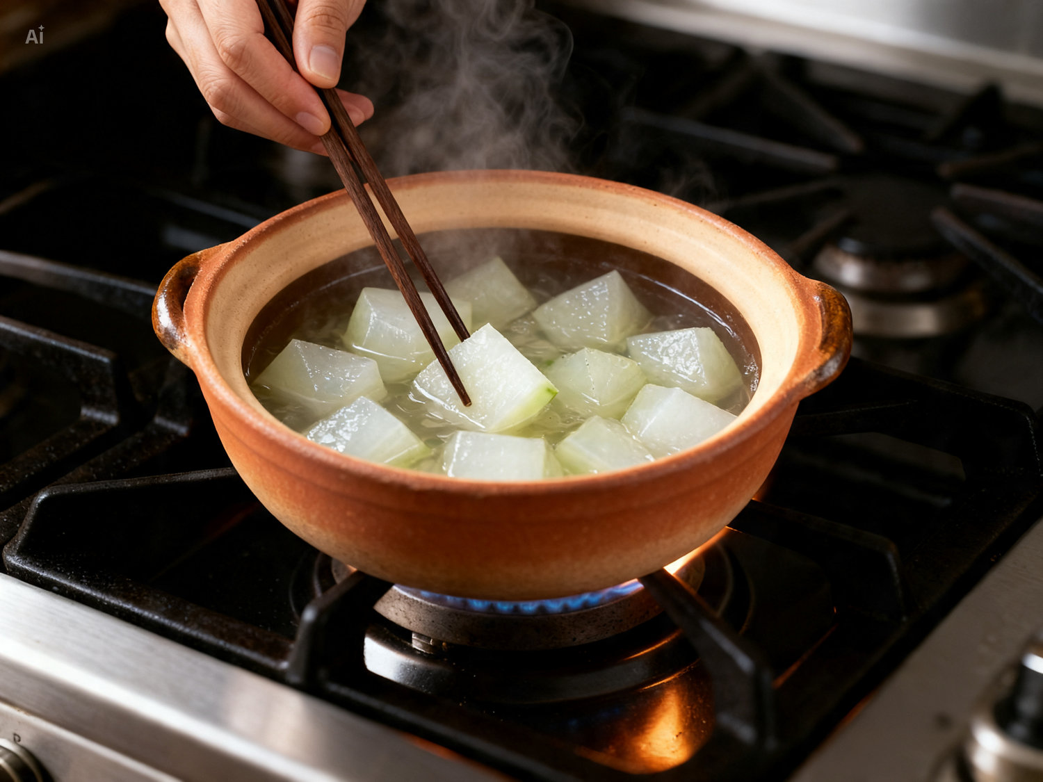 Bước 4 nấu canh bí đao canh bí đao nấu tôm