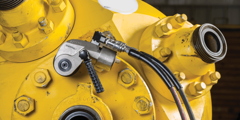 Cờ lê lực thủy lực Enerpac S-Series đầu vuông torque 144-26.150 ft.lbs