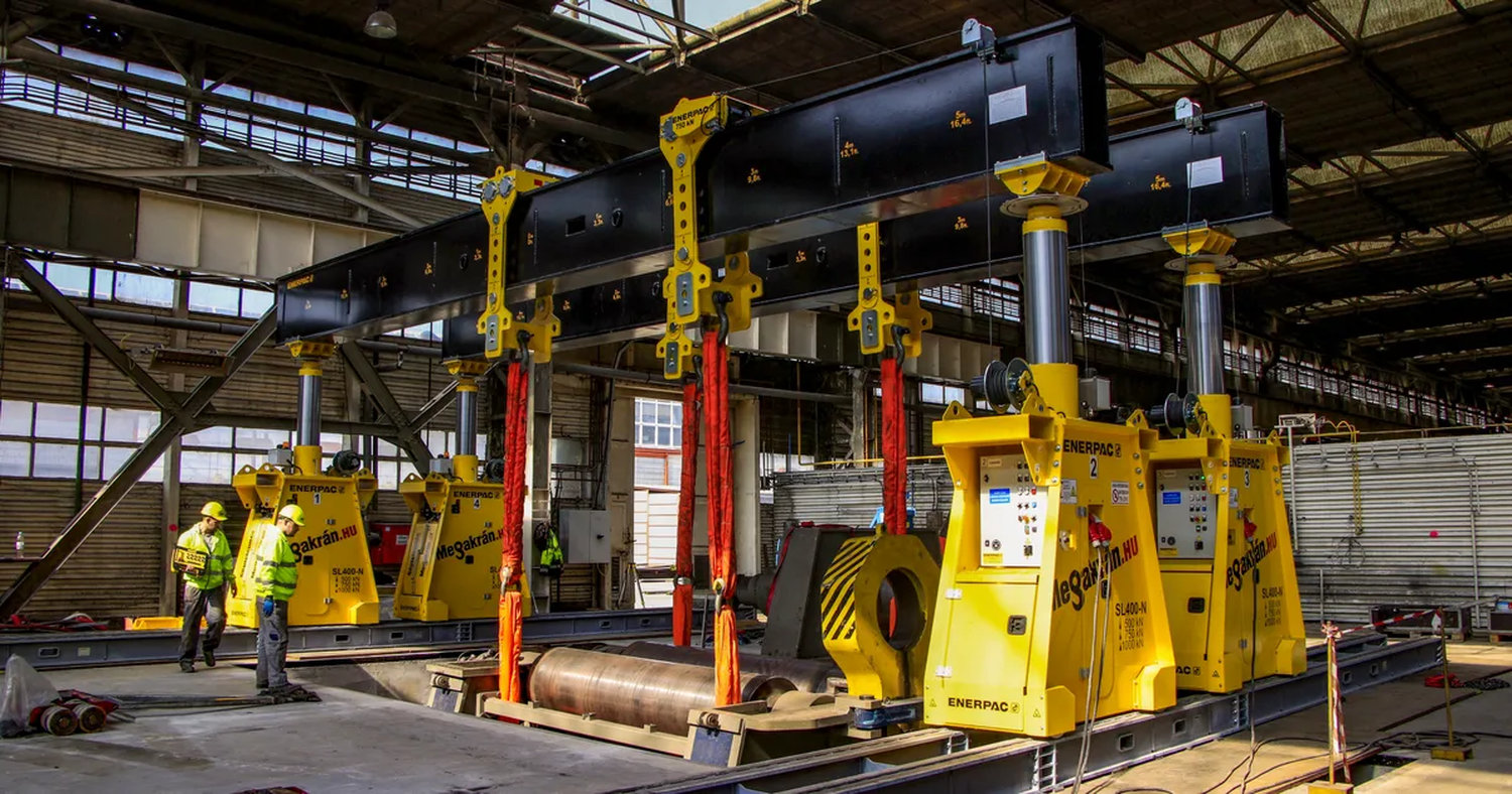 Các hệ thống nâng hạ Enerpac: gantry, SyncHoist, skidding, trolley