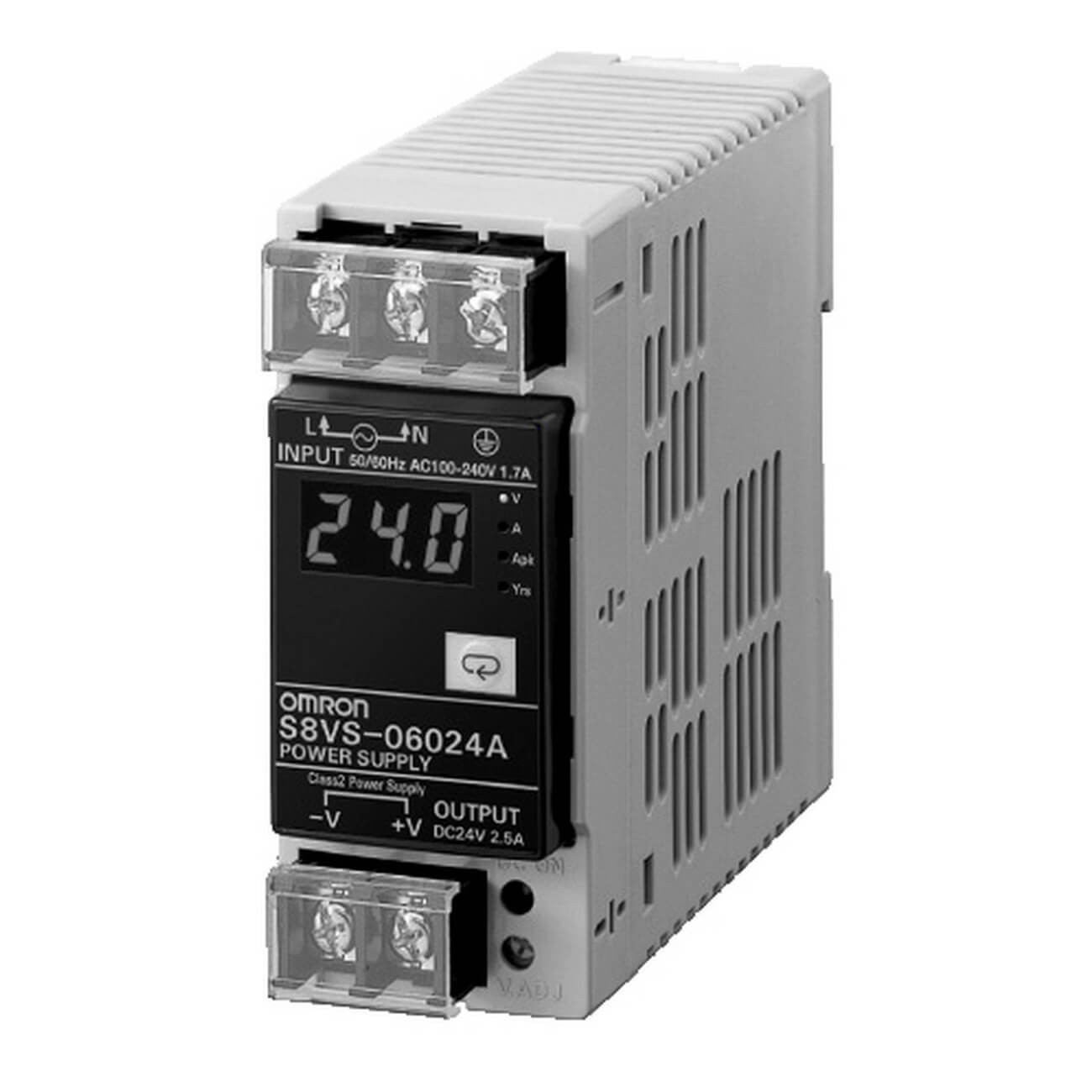 Bộ nguồn dùng để cấp điện cho các thiết bị sử dụng điện áp 1 chiều (DC) - S8VS-06024A / S8VS0118G