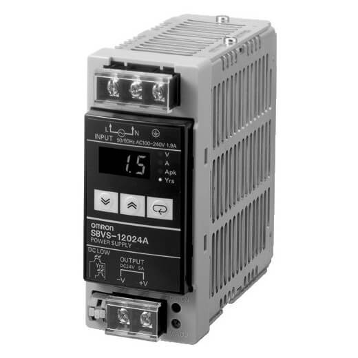 Bộ nguồn dùng để cấp điện cho các thiết bị sử dụng điện áp 1 chiều (DC) - S8VS-12024A / S8VS0122E